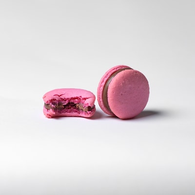 Milk chocolate Cherry Gluten-Free Macarons