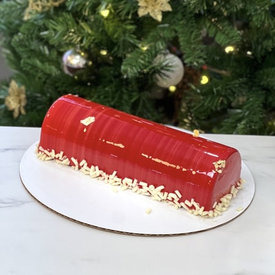 Christmas Chocolate Cherry Cake Gluten-Free