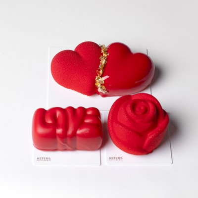 Set of 3 Individual Desserts Love